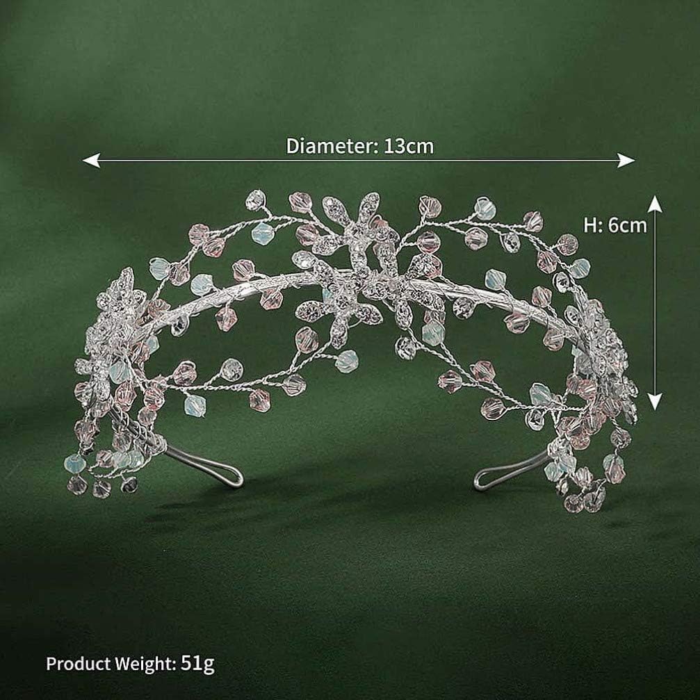 Queen Crown for Womens, Gold Tiara with Clear Rhinestone for Christmas Xmas Birthday Girls Prom Halloween Bridal Party