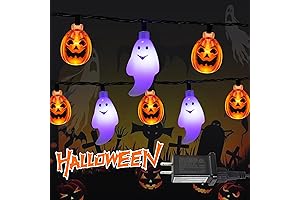 Halloween String Lights-outdoor yard Halloween Party Plug in Decoration