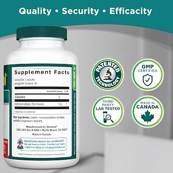 Genacol Original Hydrolyzed Collagen Joint Supplement, 90-Day Supply | Ultra-Hydrolyzed Collagen Peptides, Joint & Knee Support Supplement for Men & Women, Reduces Joint Discomfort