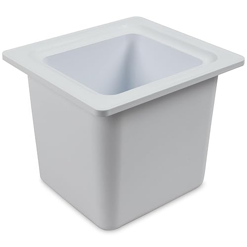 San Jamar - CI7001WH CI7001 Chill-It 16 bandeja de alimentos, 52 oz de capacidad, color blanco