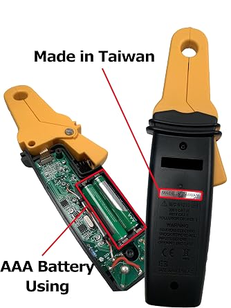 TECPEL DCM-043 Digital AC/DC clamp meter, clamp transmitter, high resolution of 1mA