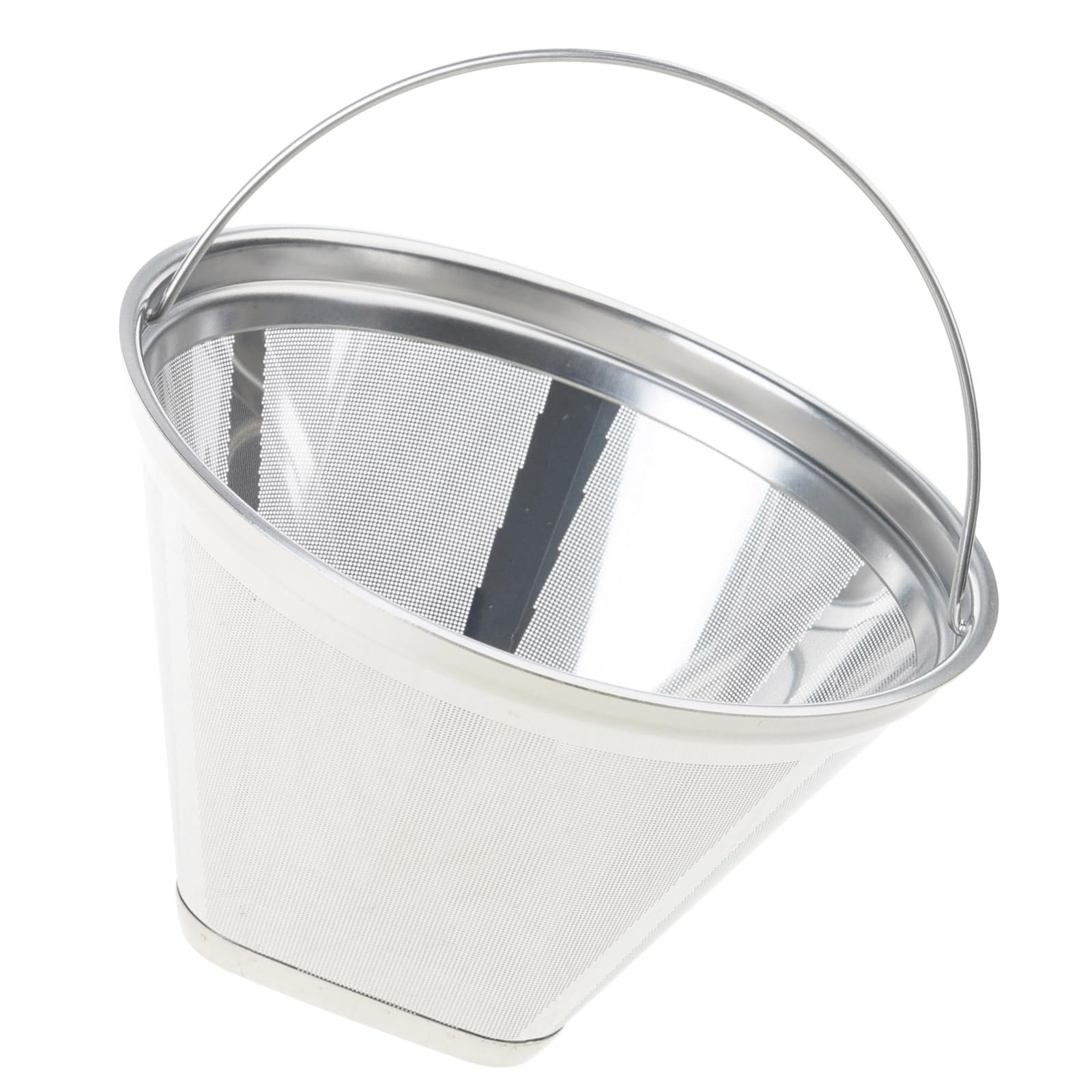 NEWFT 304 Stainless Steel Coffee Filter Fine Meshes Cone Metal Construction Espresso Machine Accessories