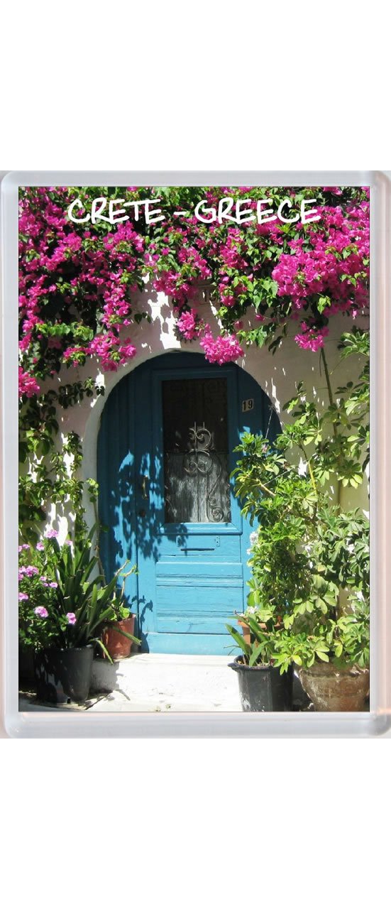 Baked Bean Store Multicolor Crete - Greece - Jumbo Fridge Magnet Id402