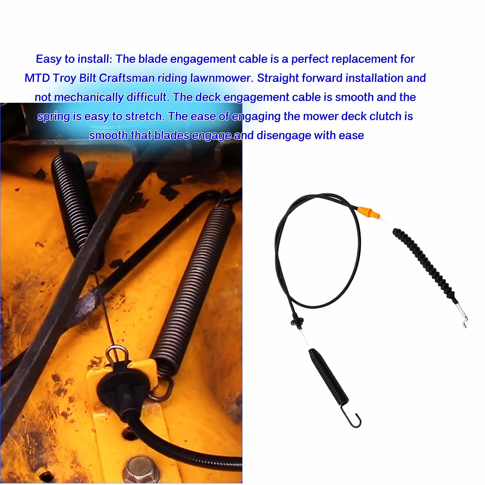 Mower Blades Craftsman Lt1000 Engagement Cable Craftsman Lt1000