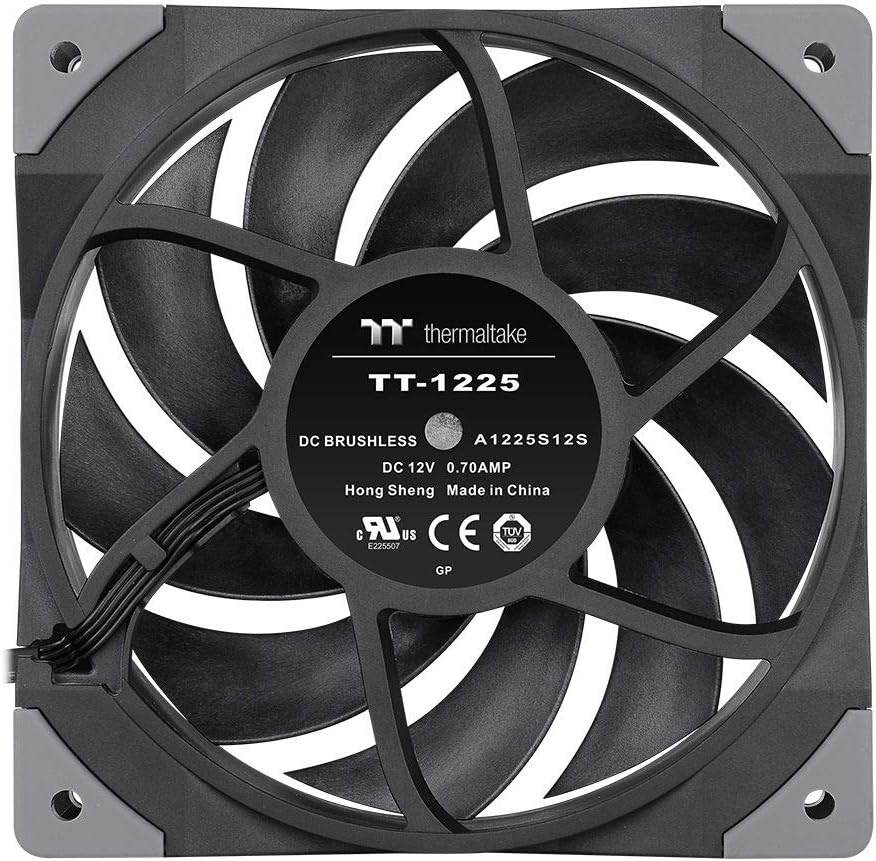 Thermaltake Toughfan 12 Computer Case Fan 12 Cm Black 2 Pc(S), W128264662 (12 Cm Black 2 Pc(S))