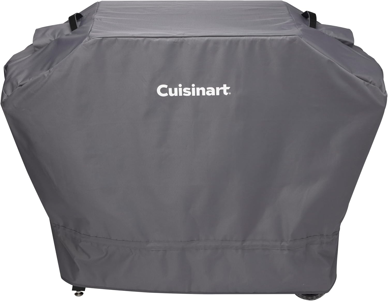 Cuisinart 28” Griddle Cover, Durable Weatherproof Heavy-Duty Polyester with Reinforced Stitching & Drawstring Straps for BBQ, Water Resistant Secure Fit Flat Top Barbecue Grill Cover for Griddle