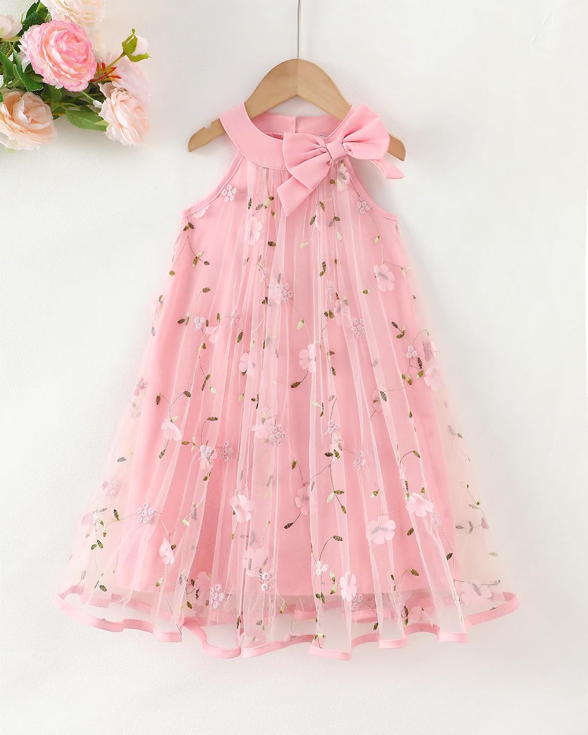 Toddler Girl Tulle Dress Summer Clothes Little Girl Ombre Halter Dress Kids Casual Sundress Toddler Princess Outfits