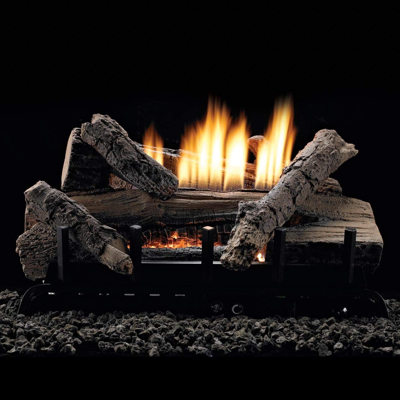 Amazon.com: Empire VFDR18LBW10N MV 6-piece 18 10000 BTU Refractory Log Set  - NG : Home u0026 Kitchen