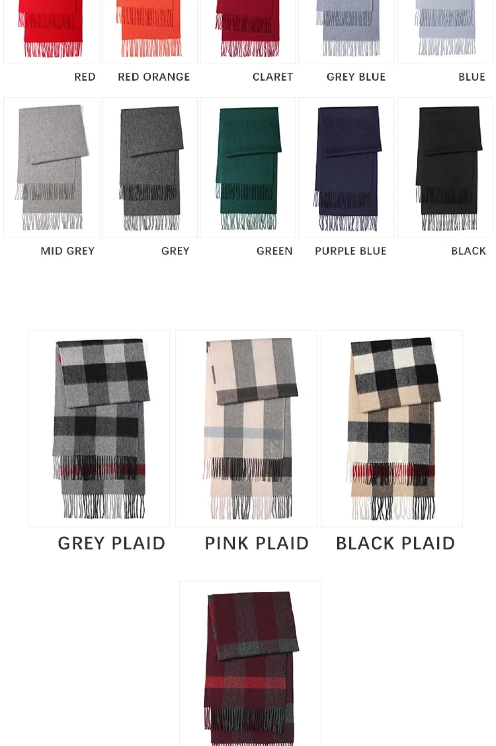 Sciarpa Donna Scialle Uomo Cappello Lana Lavorato A Maglia Scialle Donna Classico Plaid Solido Sciarpa Caldo