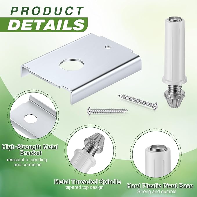Kit de herrajes para puertas plegables 4 piezas miniatura 3