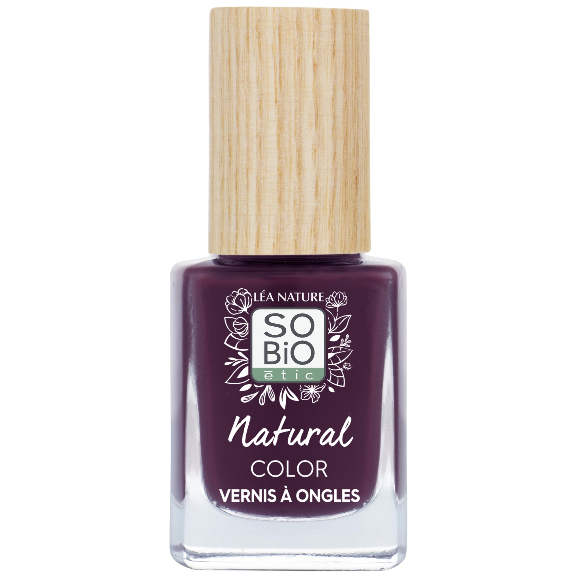 Nail polish 55 prune noire 11 ml (Violet)