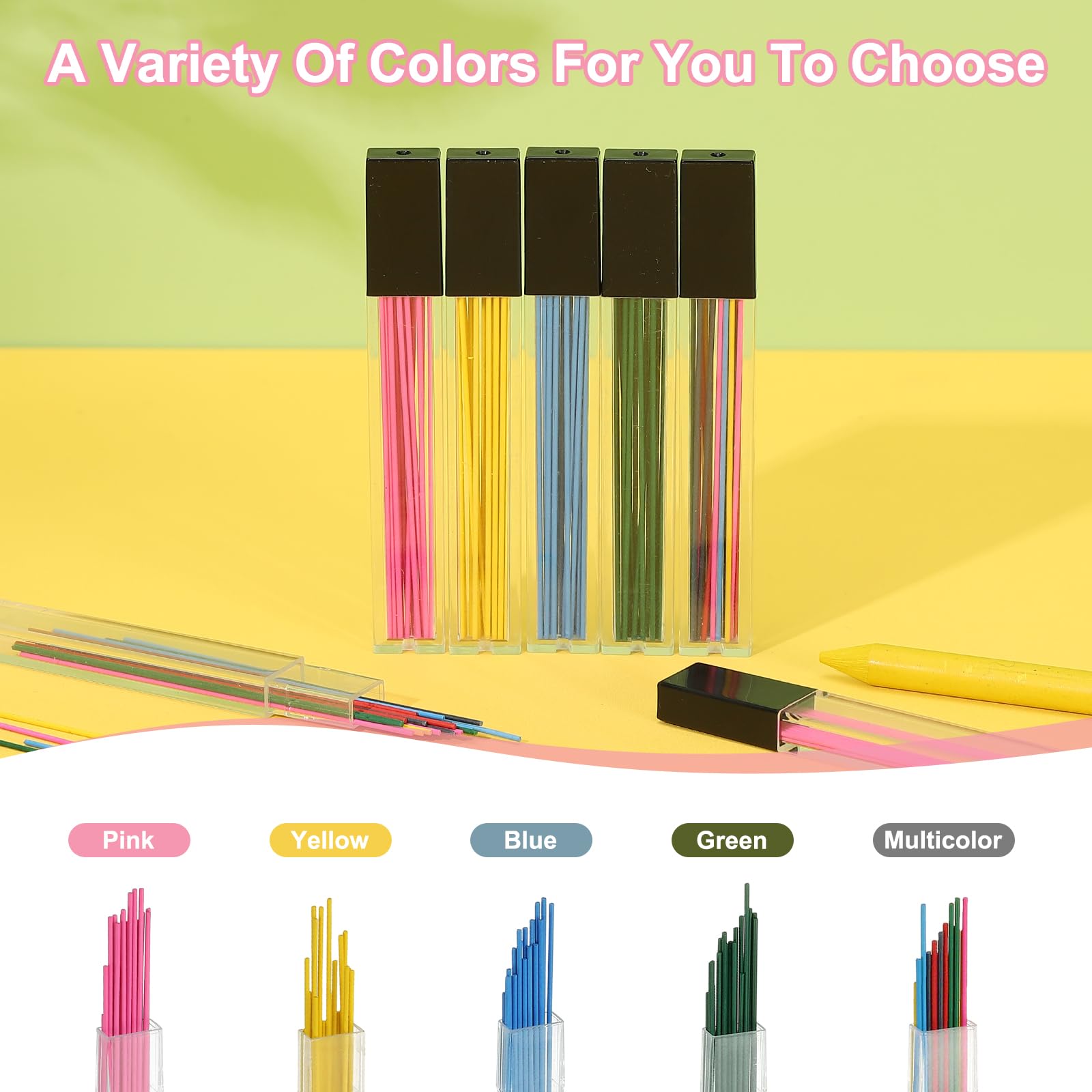 PATIKIL 90Pcs 0.7 mm Mechanical Pencil Lead - Image 4