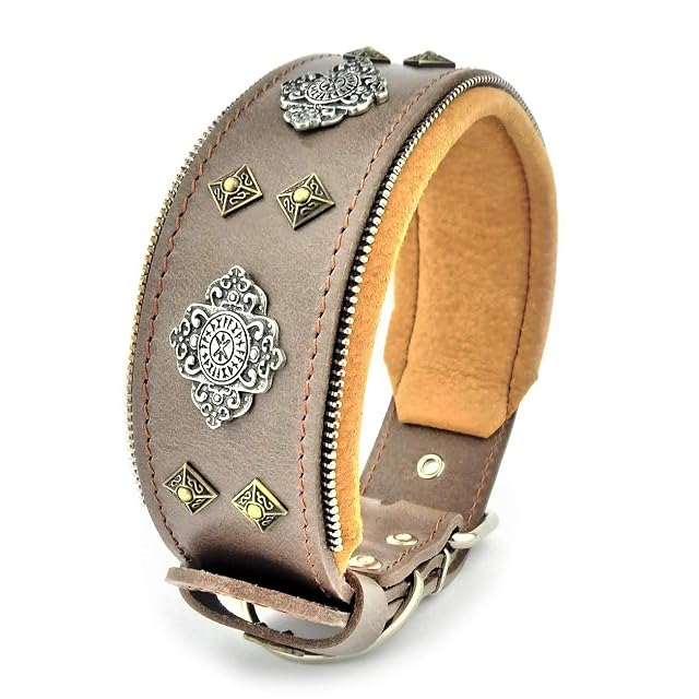 Bestia Azteca Collar para Perros Gris