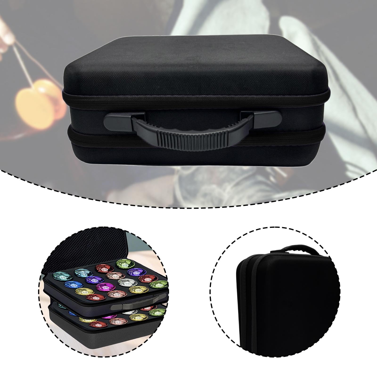 Amazon.co.jp: Generic ヨーヨー 収納バッグ 収納ケース 32穴