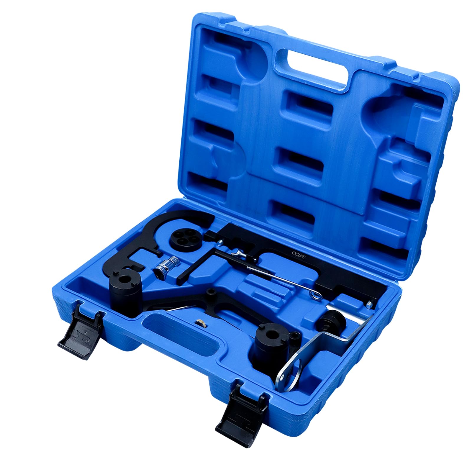 CCLIFE Set di attrezzi per la regolazione del motore, blocco dell'albero a camme | Adatto per BMW N47 N57 N47S N57S, serie 1/3/5/6/7/X1/X3/X5/X6 2007-2015 per la riparazione della catena di distribuzione