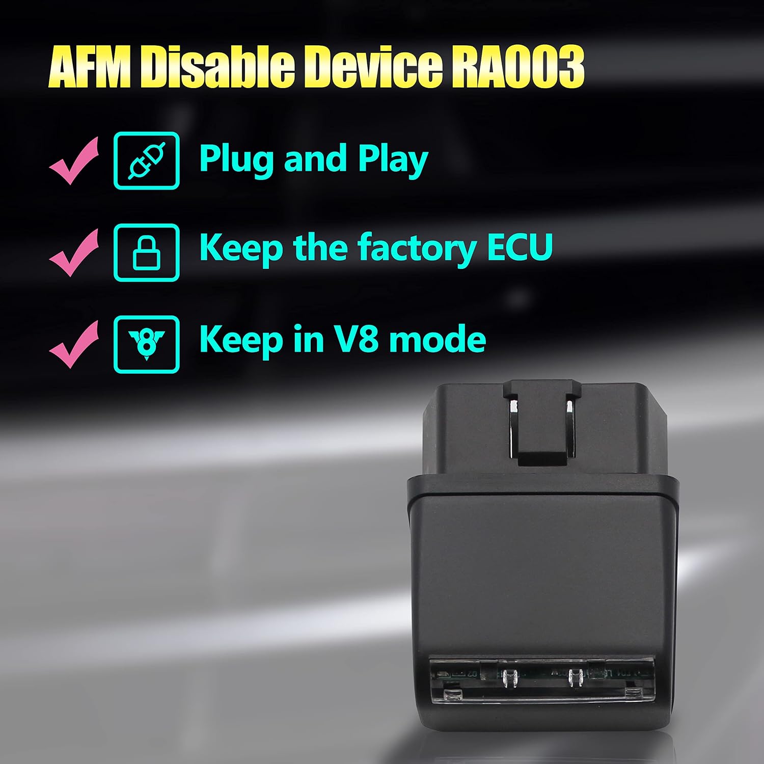 RA003 Active Fuel Management AFM Disable Device, Compatible with GM V8 V6 Engine