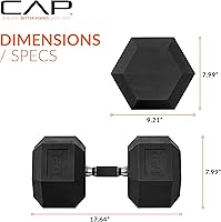 Vista 296 de CAP Barbell - Mancuerna recubierta Varias opciones de pares y conjuntos