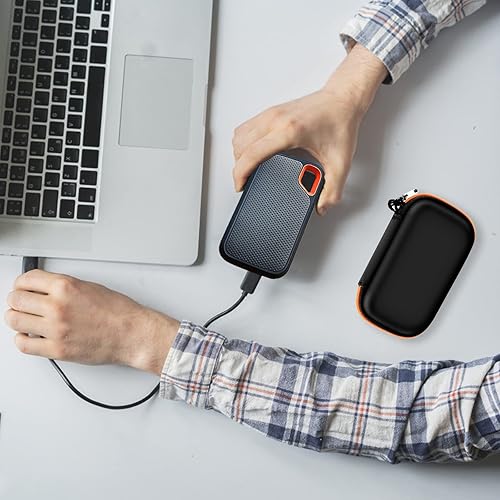 Vista 20 de Funda para SanDisk 1TB 2TB 500GB 4TB/para SanDisk PRO Extreme Portable SSD, soporte externo de almacenamiento de disco duro de estado sólido