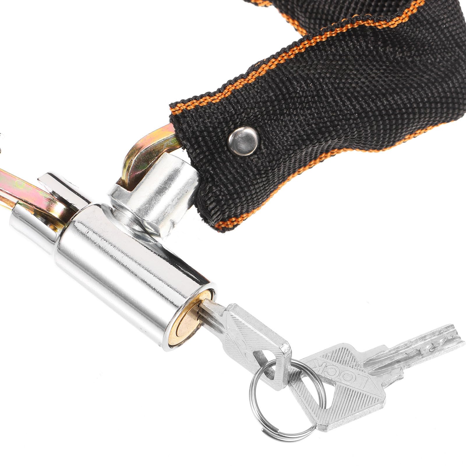 YARNOW antivol vélo serrures à vélo Serrure à chaîne de Porte Serrure à Combinaison Alarme Anti vol verrou Portable Bike Lock Cadenas vélo antivol chaîne de vélo antivol Chiffon Silver