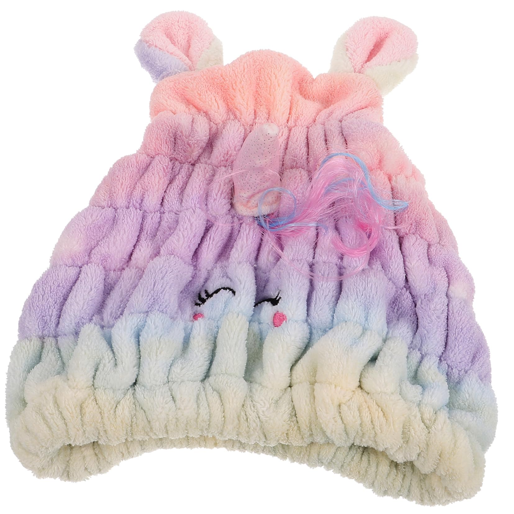 Ipetboom Dryer Cap for Women Hair Turban Hair Towel Wrap Large Shower Cap Soft Polyester Fleece