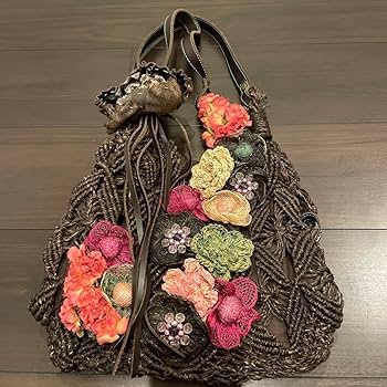 mai　mixage　ミクサージュ　黒バッグ　新品未使用　タグ付き Amazon.co.jp: mixage ミクサージュ カゴ バッグ フラワー