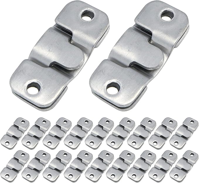 Sydien Flush Mount Picture Hangers Universal Sofa Interlock Bracket Furniture Connector with