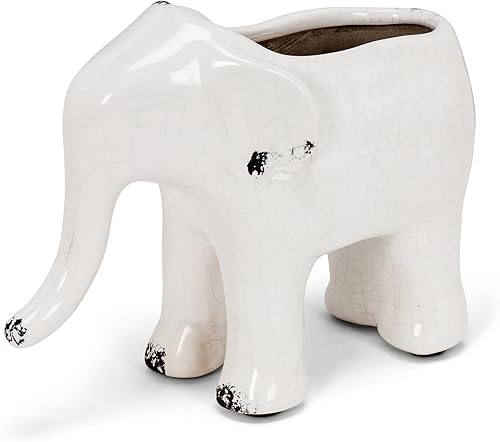 Miniatura 2 de Abbott Collection Pie Macetero con forma de elefante