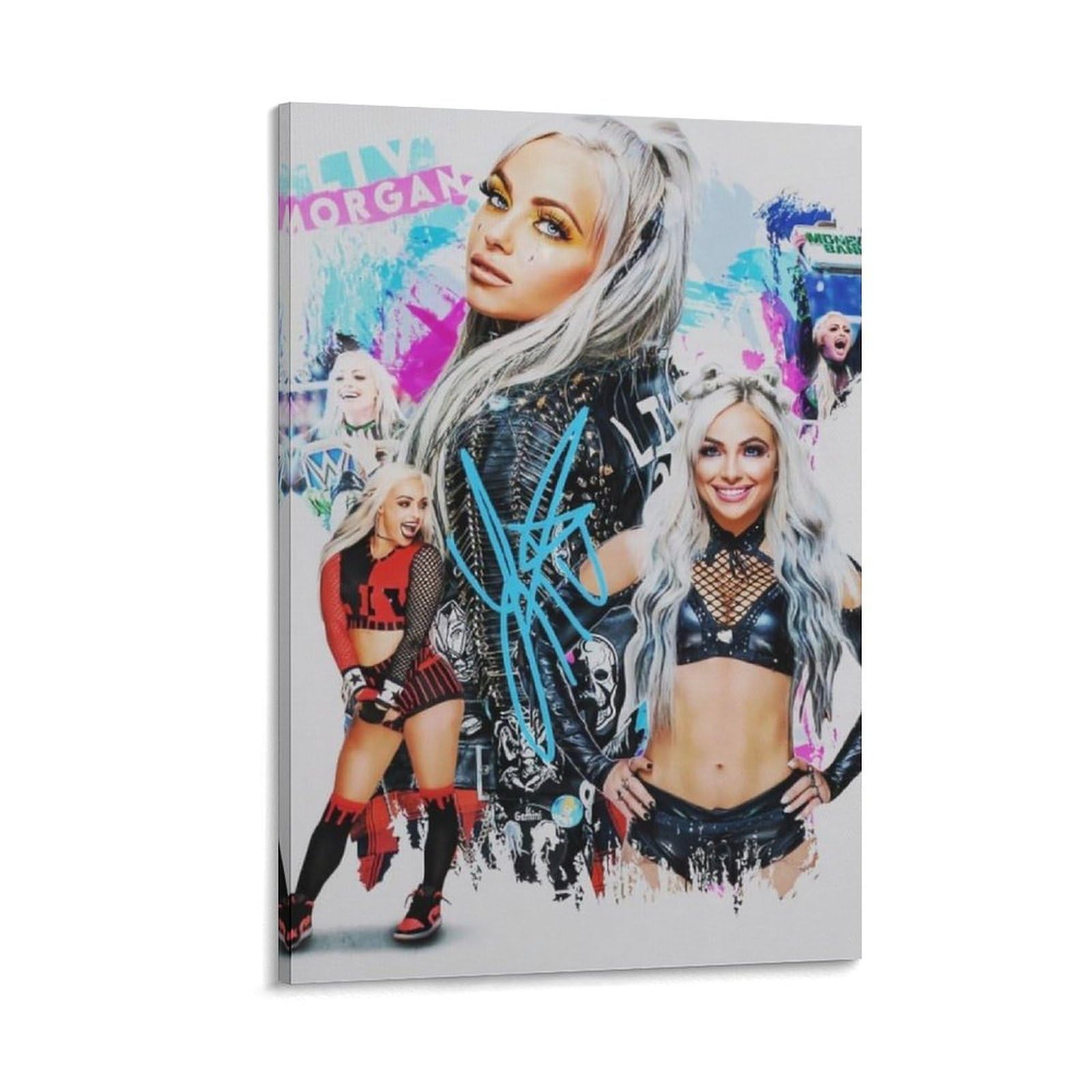 FCOIN Liv Morgan Canvas Poster Wall Art Poster Prints Home Decor Picture Canvas Painting Posters 24x36inch(60x90cm)