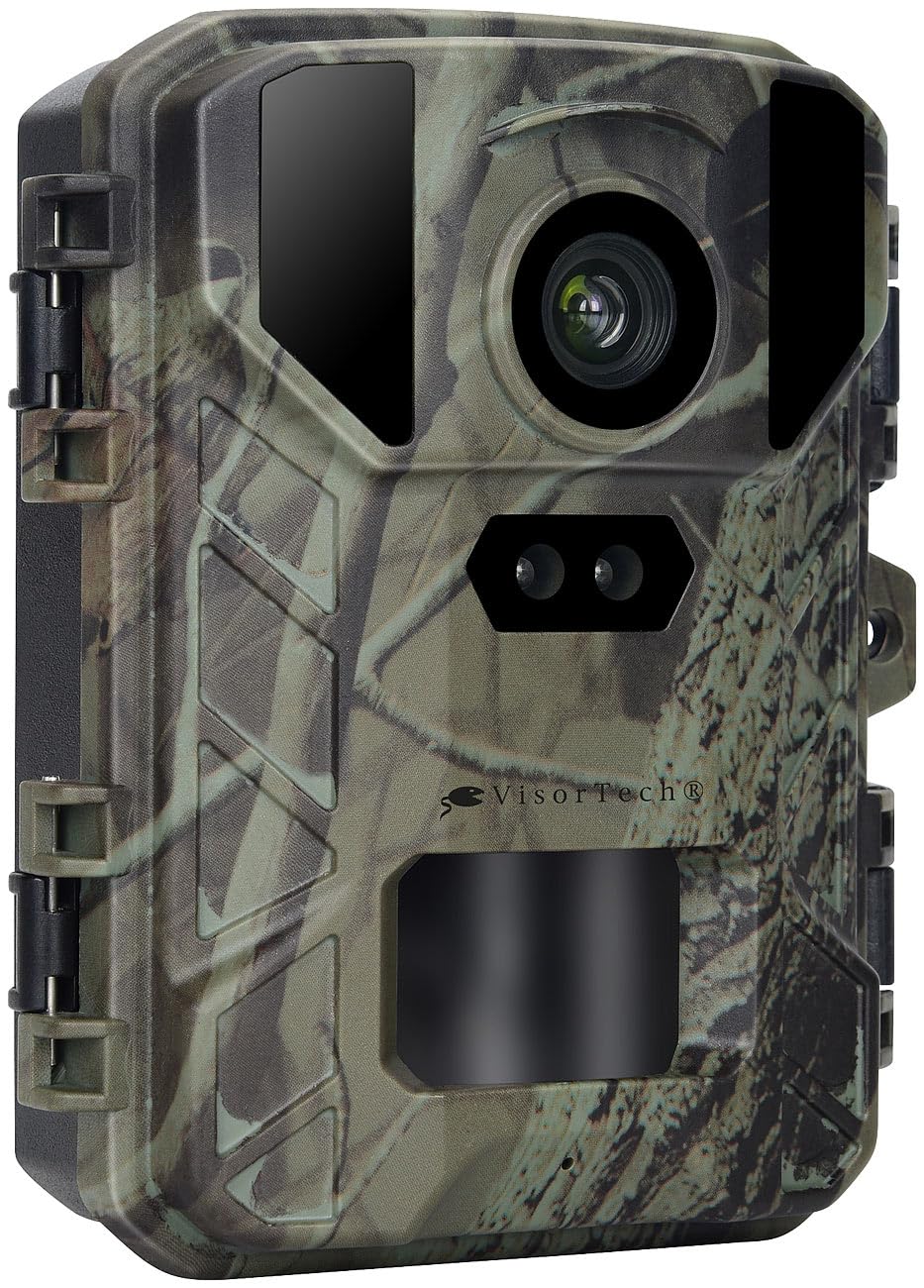 VisorTech Wild-Überwachungskamera: 2er-Set WLAN-Wildkamera mit 50 MP, 4K interpoliert & No-Glow-IRs (4K-WLAN-Wildkamera mit App, Wild-Überwachungskameras, ohne)