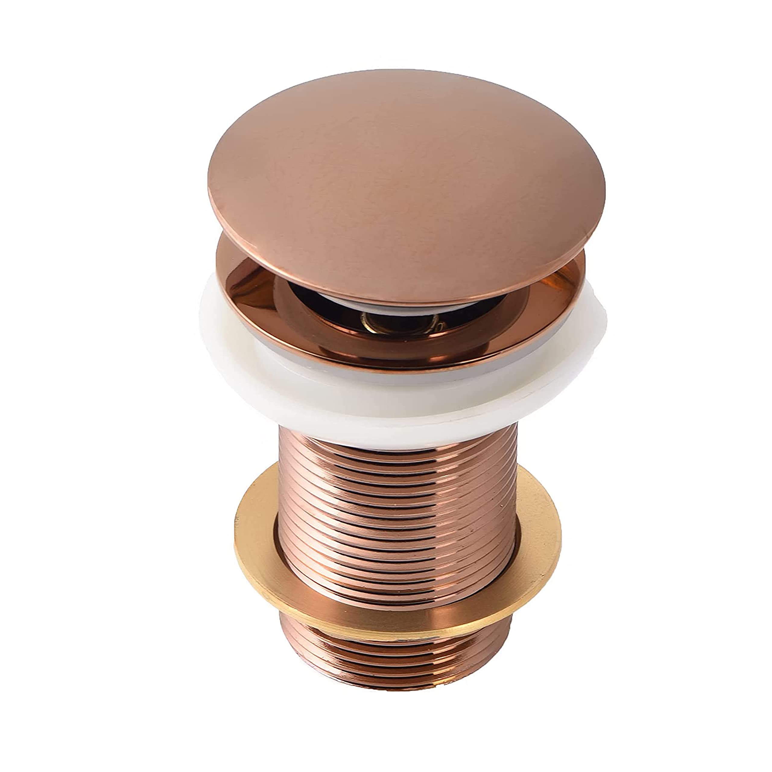 Pop Up west Coupling | Thread Waste Coupling for Wash Basin | Full Threaded Pop Up Waste Coupling | Sink Waste Coupling | Waste/Drainer Coupling size 5" Inch (ROSE GOLD) (B0C5MZSF3N) Amazon Price History, Amazon Price Tracker