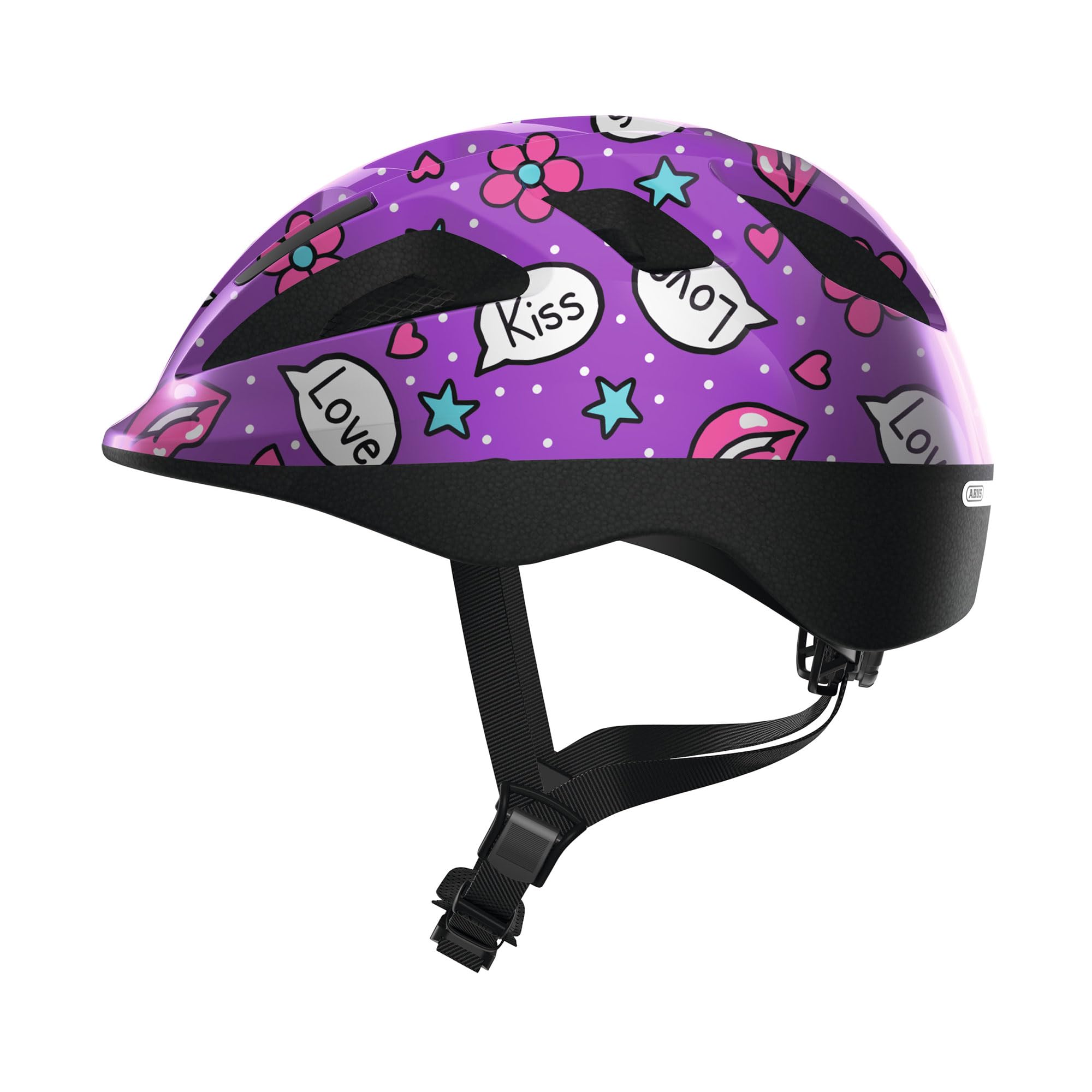 ABUS Smooty 2.0 children's helmet - Robust cycle helmet for small children in the passenger seat - for girls and boys
