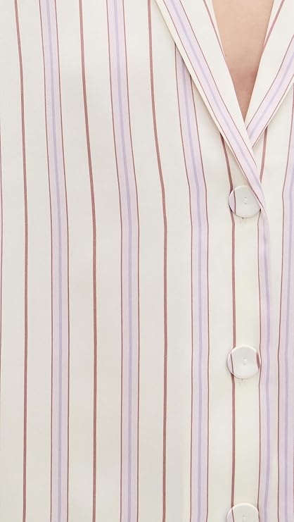 Lunya Women's Washable Silk Button Up Short Set