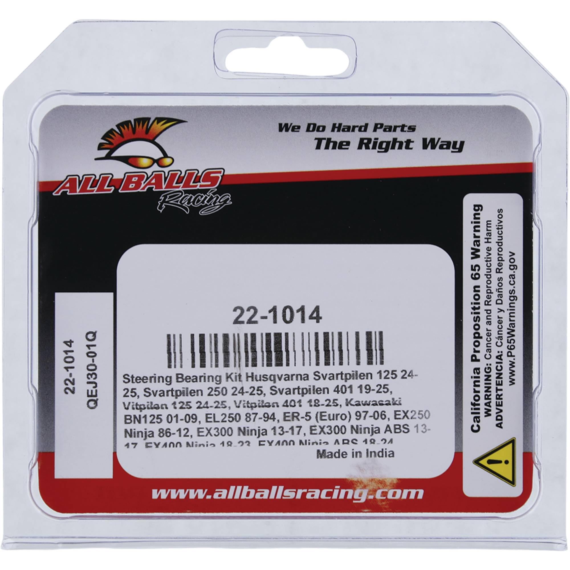 All Balls Racing 22-1014 Kit cuscinetto sterzo