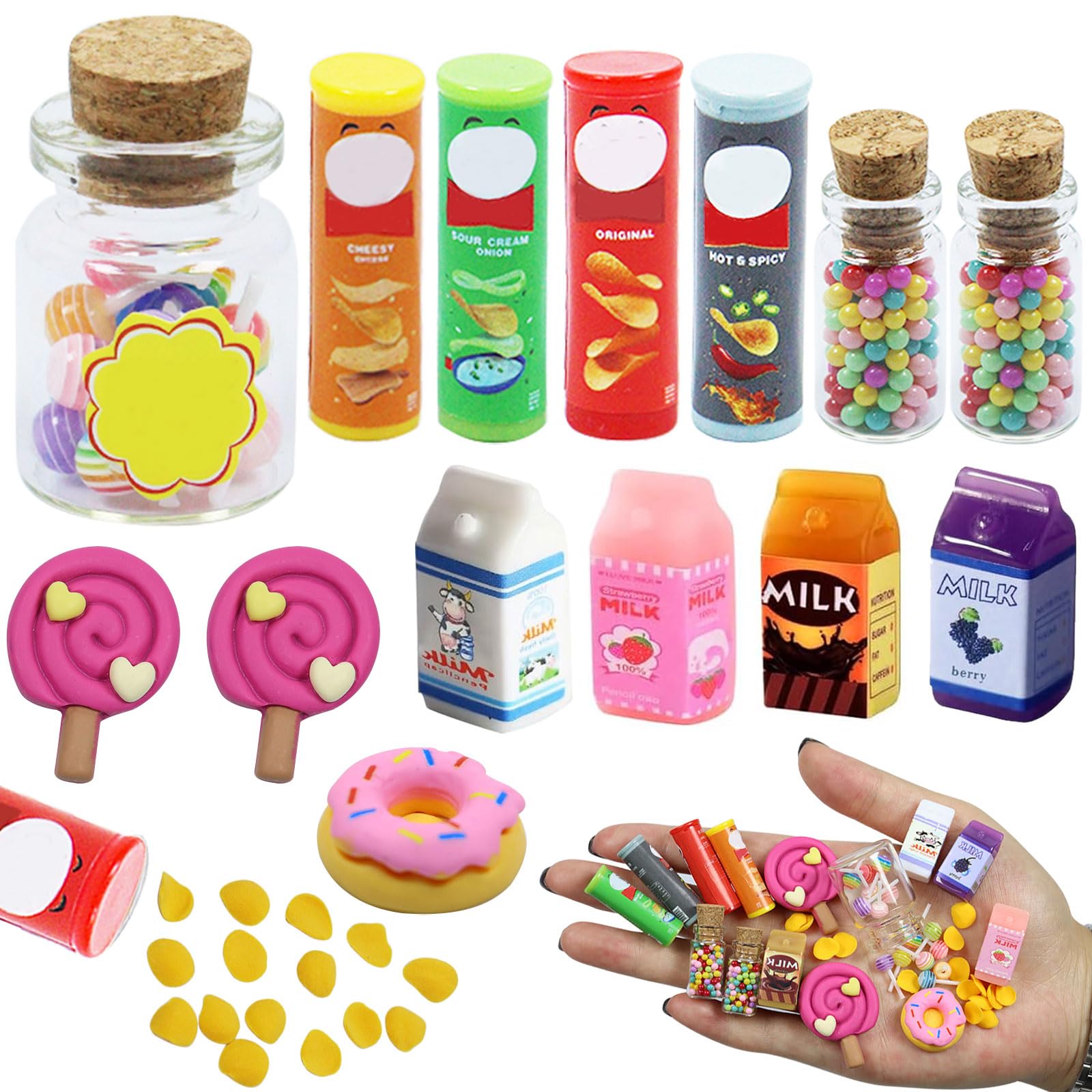 16-tlg. Wichtel Frühstücks Set - Miniatur Geschirr Für Puppenhaus