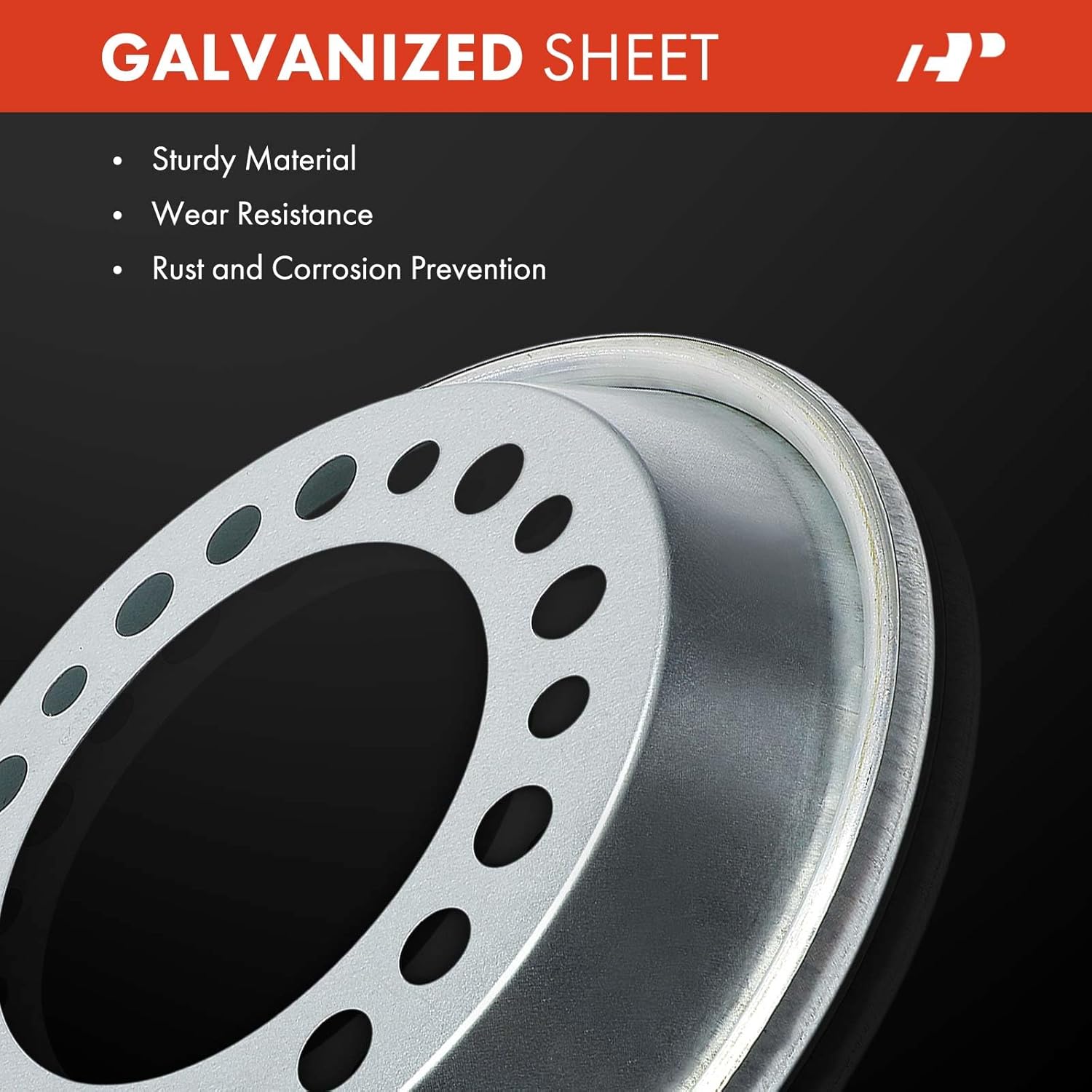 A-Premium 2Pcs Auto Wheel Balancer Compatible with Heavy Duty Trucks Have 477 mm Wheel