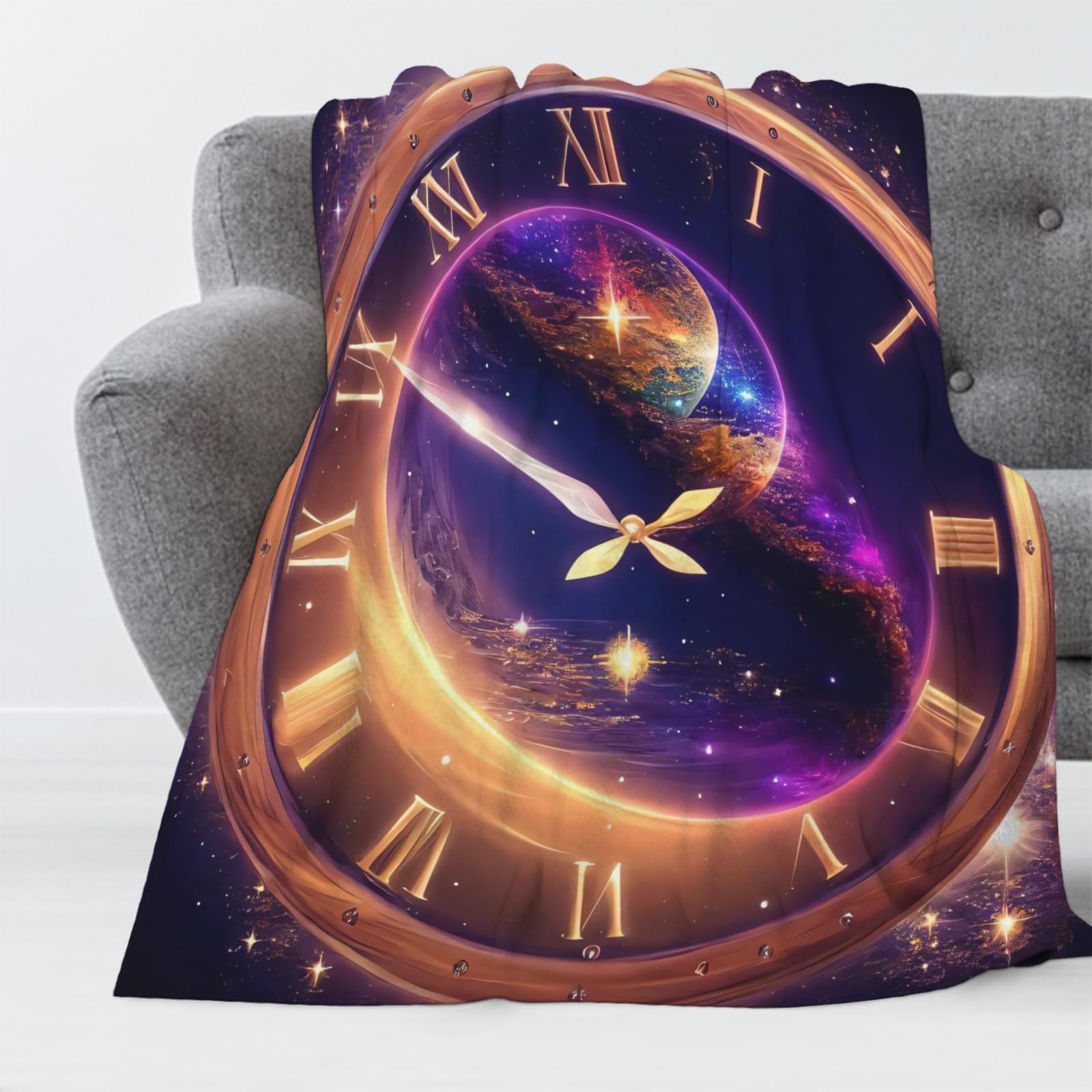 Manta de Franela Geométrico 180x200 cm Manta de Franela de Microfibra Sueño Manta de Felpa Suave para Sofá Cama Manta Polar Invierno Gruesa y Esponjosa Caliente