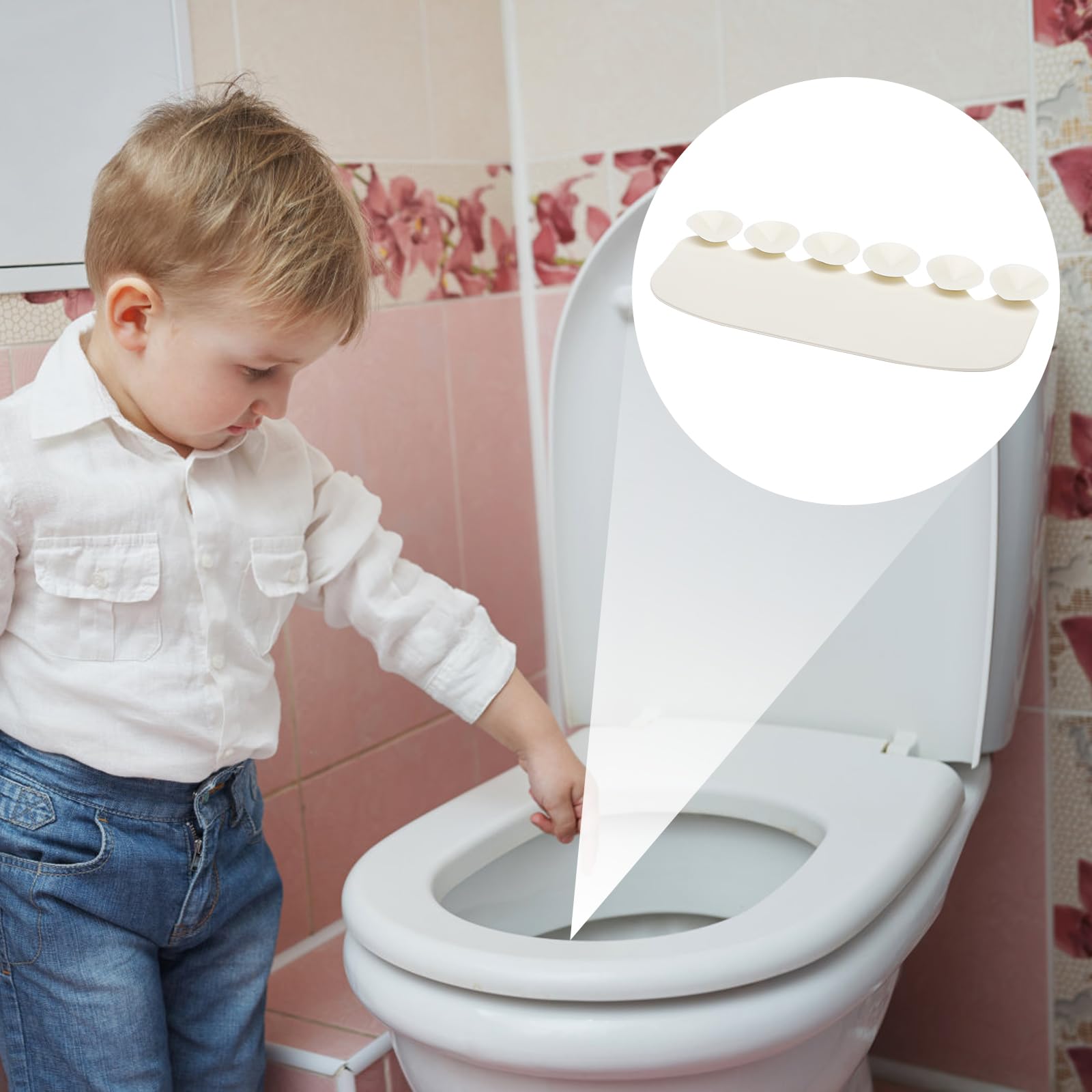Protezione universale per sedile WC,riduttore wc bambini, trasparente, per vasino, pipì e schizzi d'acqua, impermeabile, per bambini e adulti