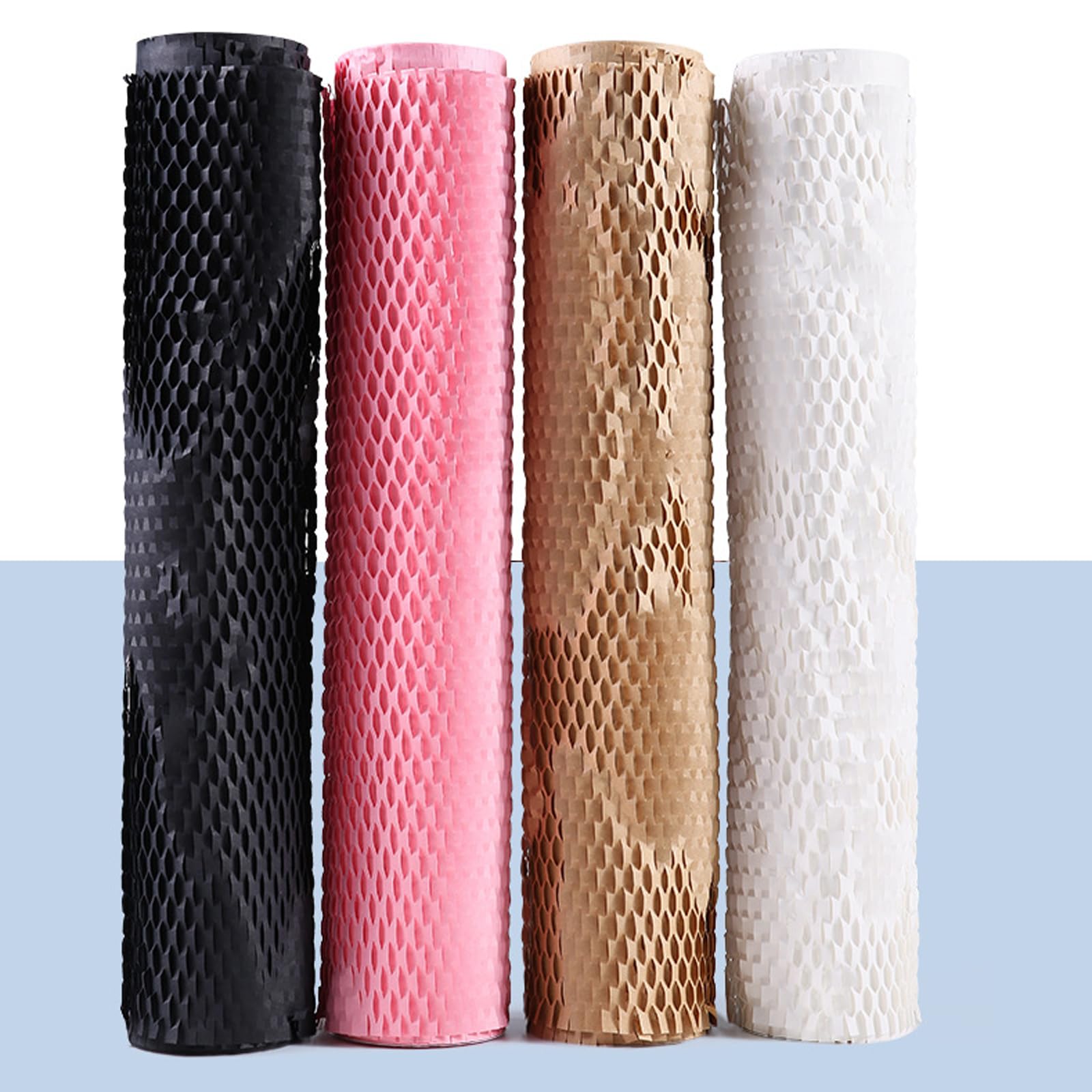 Rollo De Papel De Embalaje De Nido De Abeja, Papel De Embalaje De Nido De Abeja Sostenible, Ancho 50 Cm, Rollo De Papel De Burbujas Marrón, Papel De Burbujas Para Mudanzas Y Embalaje De Objetos