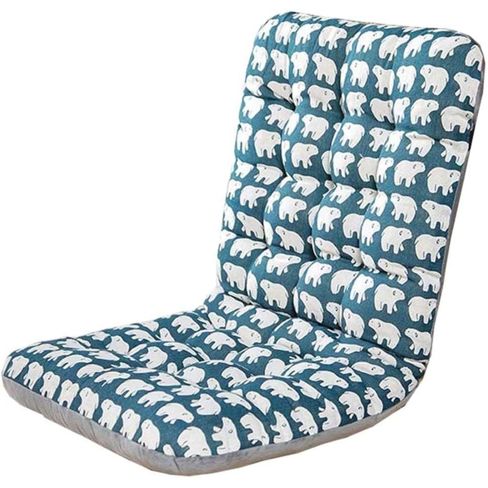 N/A High Back Chair Cushions Set of 1/2/4/6, with Ties Thickened One-Piece Outdoor Indoor Furniture Chair Seat Cushion,D,33x42x45cm1pcs