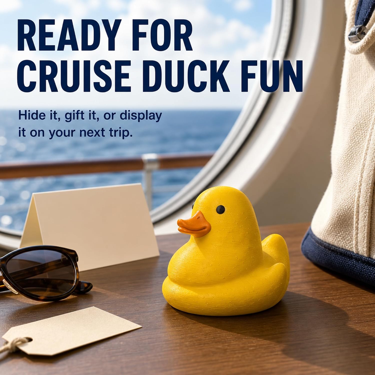 3D Printed Spring Bunny Duck Collectible Compatible with Jeep Ducking – Cruise Duck Hiding Surprise | Dashboard Decor | Desk Accessory | Novelty Gift for Spring Display image 4