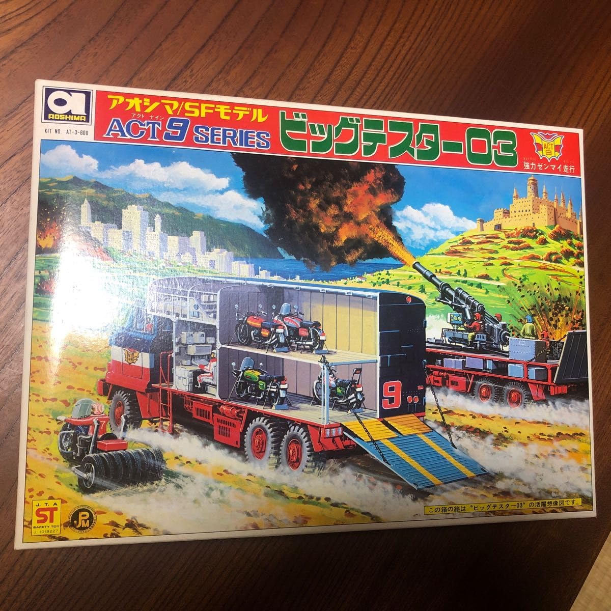 Amazon.co.jp: アオシマ SFモデル ACT9 series ビッグテスター03 