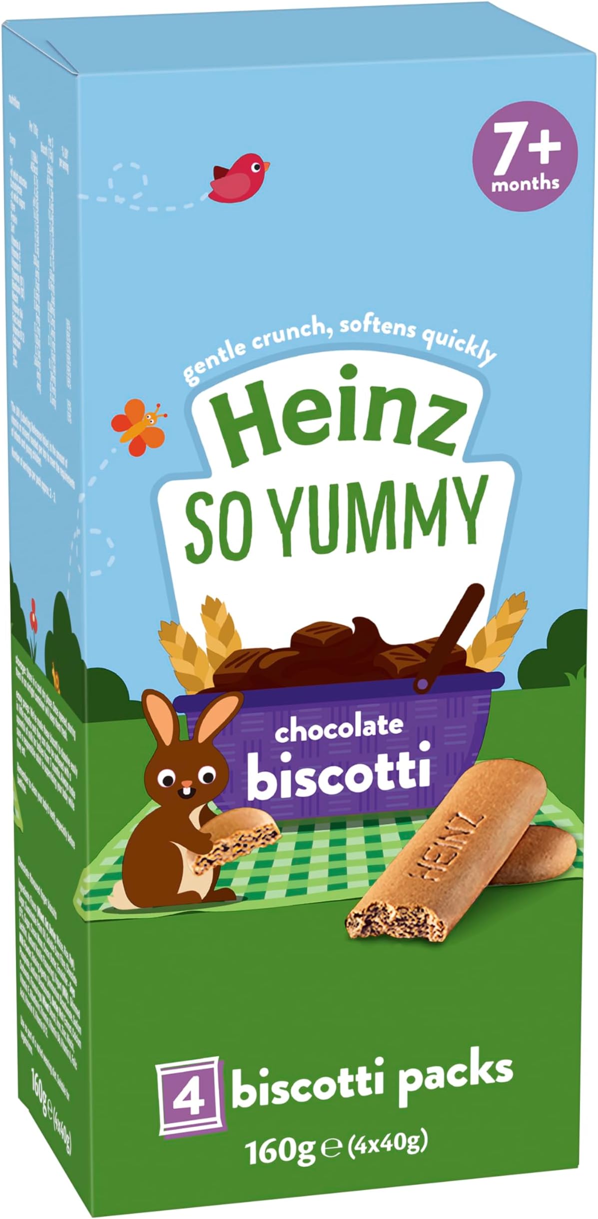 Heinz Baby Food Chocolate Biscotti Multipack 160g