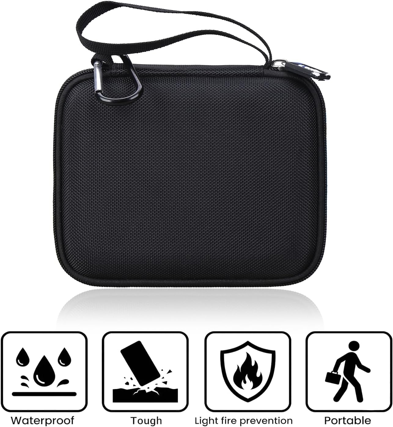 Case for Samsers Full-Size Foldable Bluetooth Keyboard KF08S/KF08X - Hard Travel Protective Carrying Storage Bag, Box Only