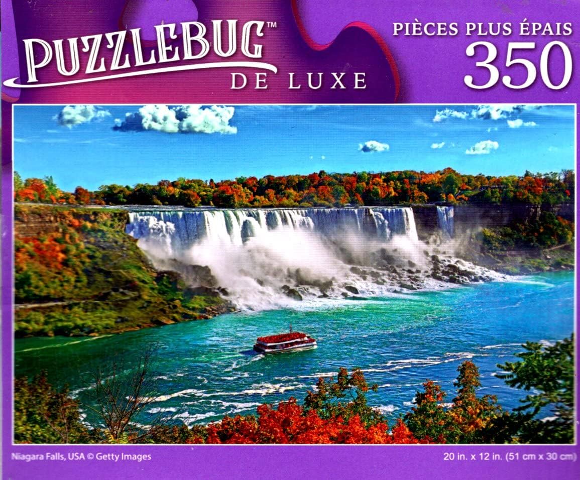 Puzzlebug Niagara Falls, USA 350 Pieces Deluxe Jigsaw Puzzle for Age 14+ Toys
