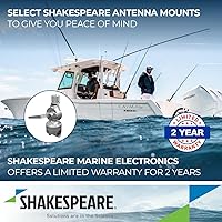 Vista 4 de Shakespeare 4188SL SS Rail Mount Trinquete para riel de 1 pulgada a 1-1/2 pulgadas