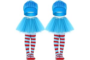 Thing 1 and Thing 2 Toddler Socks: A Perfect Match for Your Little One's Costume