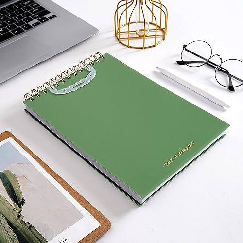 Miniatura 2 de Yoment Top - Cuadernos de espiral duraderos y grandes, de 7 x 10 pulgadas, con rayas universitarias, cubierta impermeable, 300 páginas rayadas,