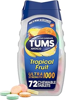Ultra, Assorted Tropical Fruit, 72 Chewable Tablets