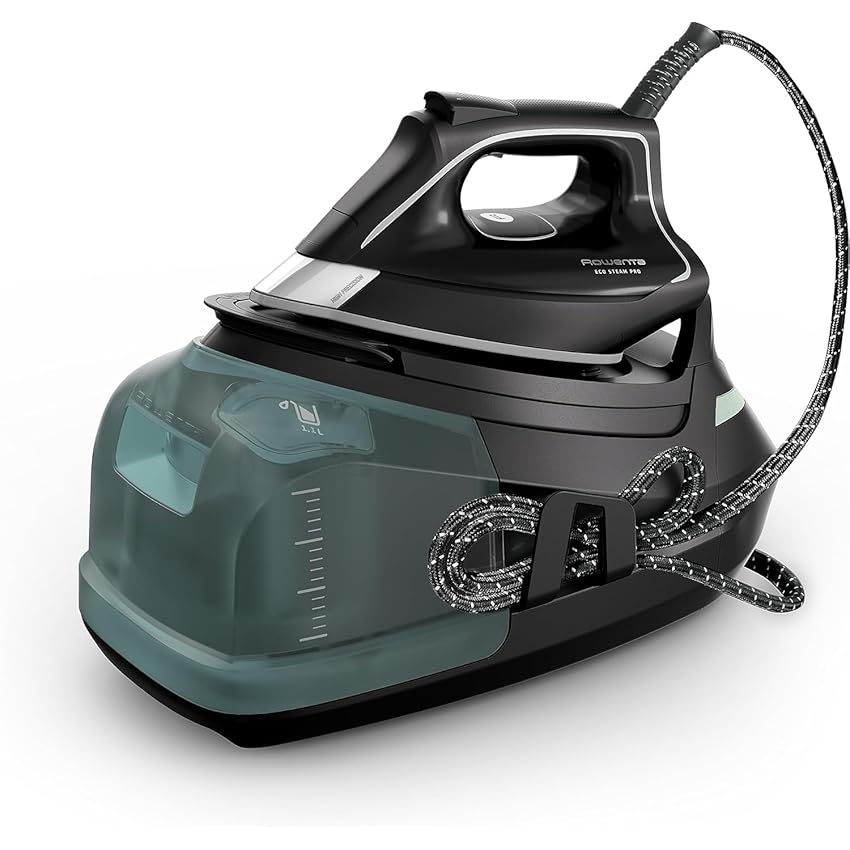 Immagine del prodotto Rowenta Eco Steam Pro Ferro da Stiro a Vapore con Caldaia, Pressione Fino a 7.6 Bar, 2800W, 1.3 Litri, Colpo Vapore 460 g/min, Tecnologia Microsteam 400 HD Laser 3De, Sistema Anti-Calcare, DG9610