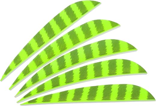 PATIKIL Shield Cut Vanes, Arrow Fletch Turkey Feather Fletch Right Wing Fletching for DIY Target Shooting